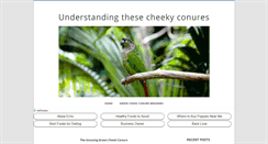 Desktop Screenshot of petgreencheekconure.com